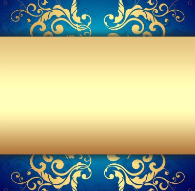 Decorative Golden Background clipart