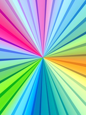 Multicolored Rays clipart