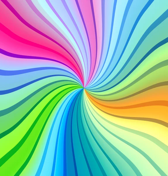 Multicolored Twisted Rays — Stock Photo, Image