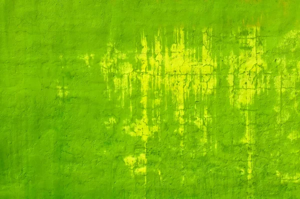 ぼろぼろの緑の壁 — ストック写真