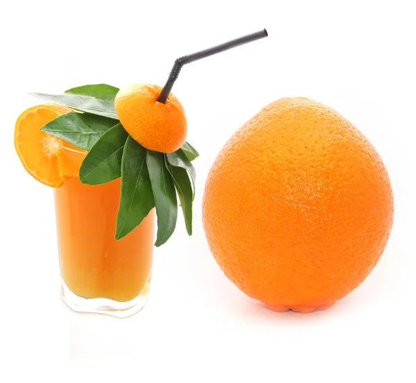 橙汁 & 橙 — 图库照片
