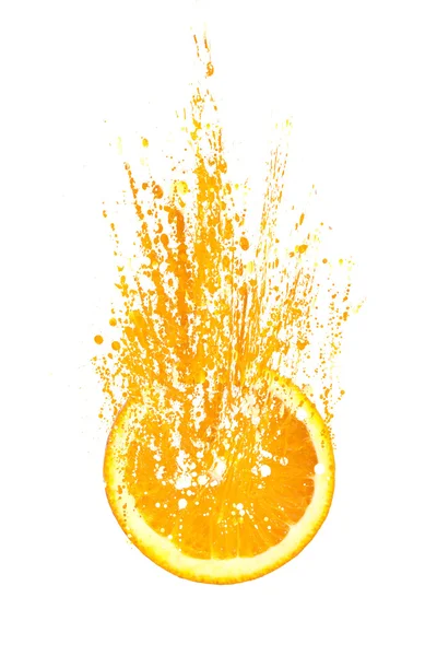 Esplosione arancione — Foto Stock