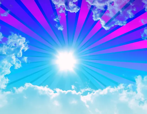 Полуденное солнце — стоковое фото