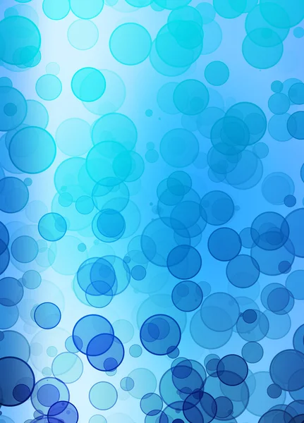 Blauwe zeepbel achtergrond — Stockfoto