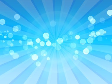 Sunlight Spots on Blue Rays clipart