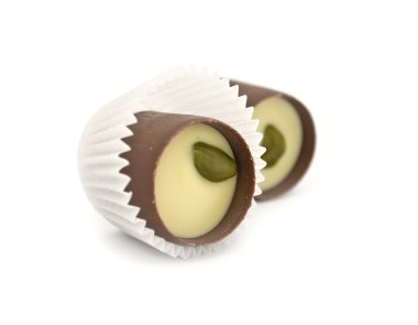 Dainty Chocolate Sweets with Pistachio clipart