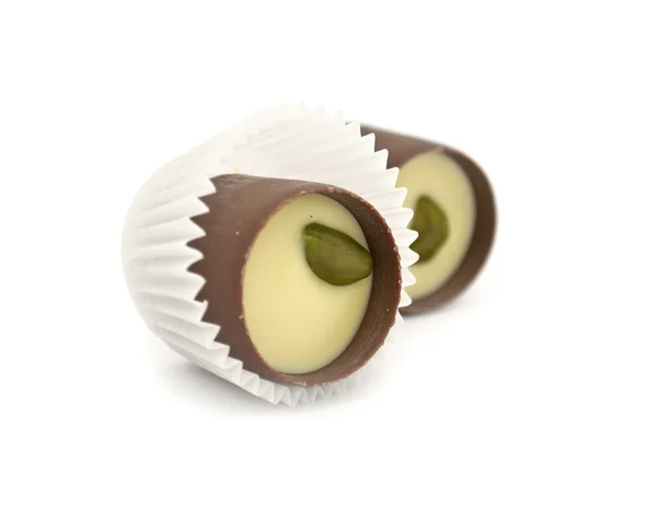 Stock image Dainty Chocolate Sweets with Pistachio