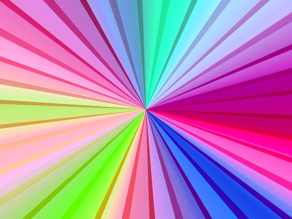 Raggi multicolori — Foto Stock