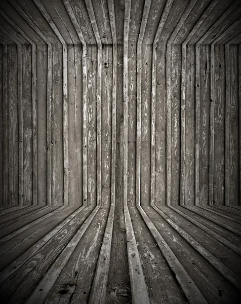 Habitación de madera vacía — Foto de Stock