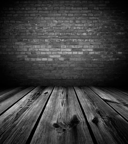 Karanlık boş oda — Stok fotoğraf