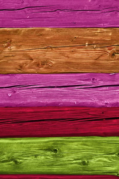 Veelkleurige houtstructuur — Stockfoto