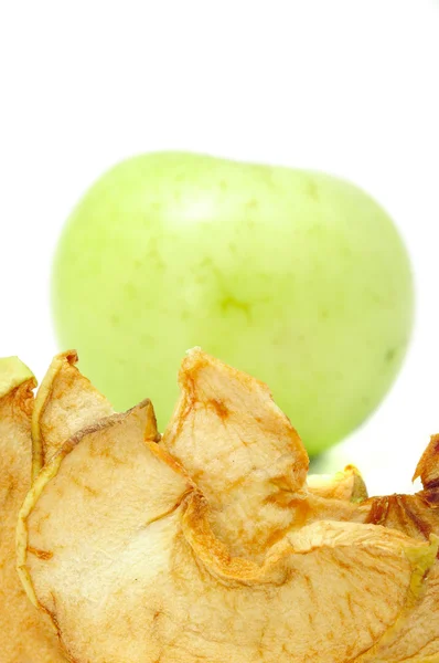 말리 고 신선한 사과 — 스톡 사진
