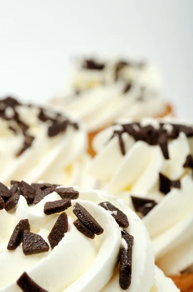 Vanilla Ice-Cream with Chocolate Chips — Stock Photo, Image