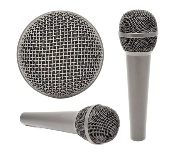 Conjunto de microfones — Fotografia de Stock