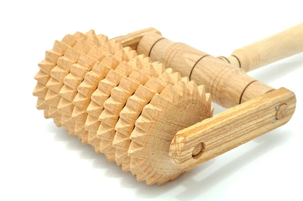 Портативный деревянный массаж — стоковое фото