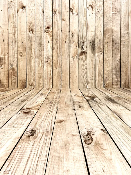 Camera di legno vuota — Foto Stock
