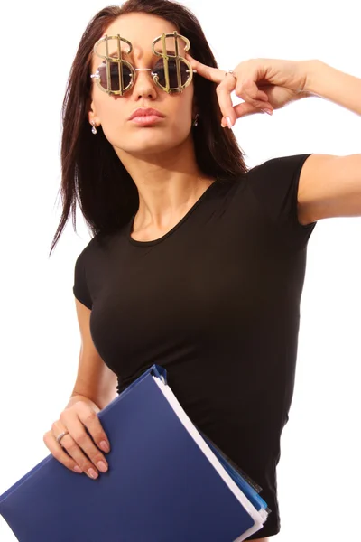 Portrait of a sexy businesswoman — Stock Photo, Image