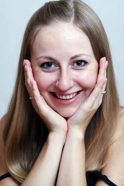 Retrato de mulher bonita — Fotografia de Stock