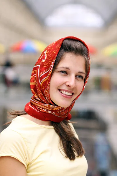Young happy smiling woman — Stock Photo, Image