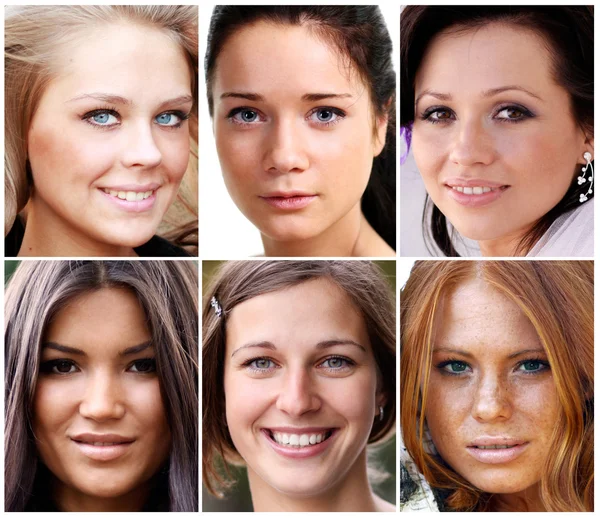 Vackra unga kvinnor — Stockfoto