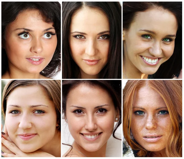 Seis hermosas mujeres fotos de stock, imágenes de Seis hermosas mujeres sin  royalties | Depositphotos