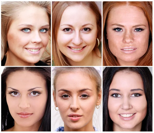 Vackra unga kvinnor — Stockfoto