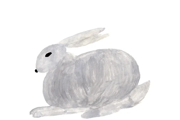 描かれたノウサギ — ストック写真