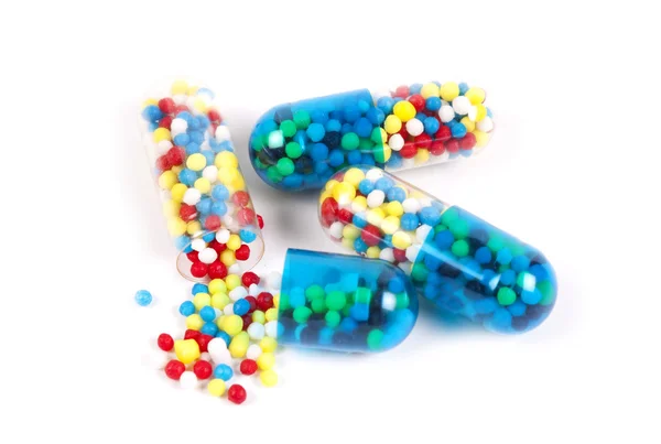 Cápsulas e comprimidos — Fotografia de Stock