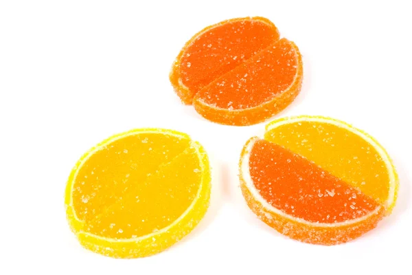Doces de geleia citrinos — Fotografia de Stock