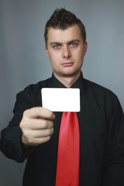 Man with cut-away clipart