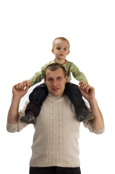 Padre con un figlio — Foto Stock