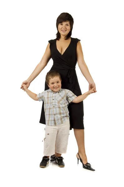 Businesswoman with child — Stock Photo, Image