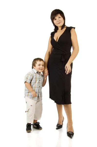 Businesswoman with child — Stock Photo, Image