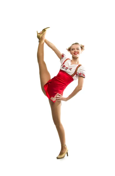 Cheerleader dans — Stockfoto