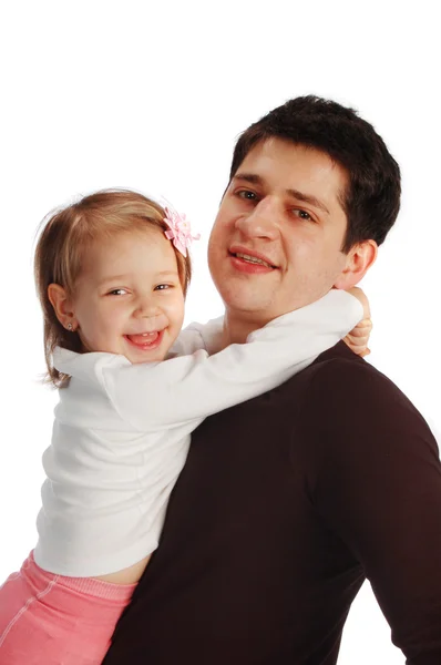 Buon padre con una figlia — Foto Stock