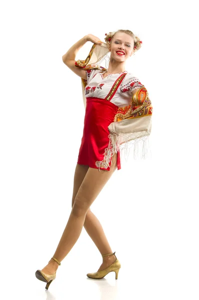 Dança de boneca russa — Fotografia de Stock