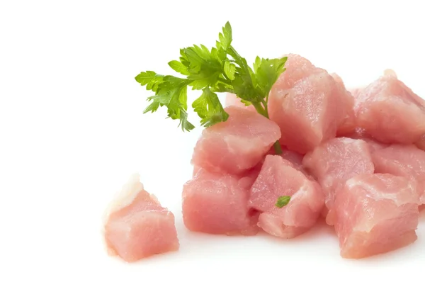 М'ясо свинина ізольовані — стокове фото
