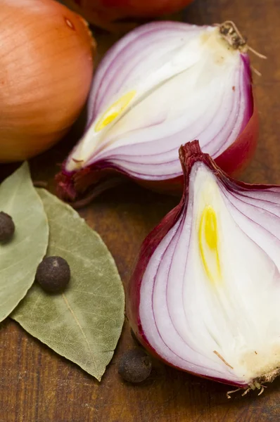Onion still life — Stock Photo, Image