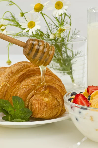 コーンフレークの朝食 — ストック写真