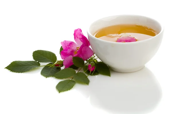Пелюстка троянди чай — стокове фото