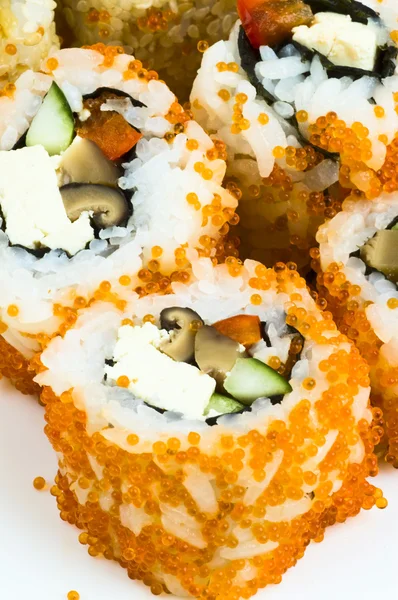 Sushi tobiko — Fotografia de Stock