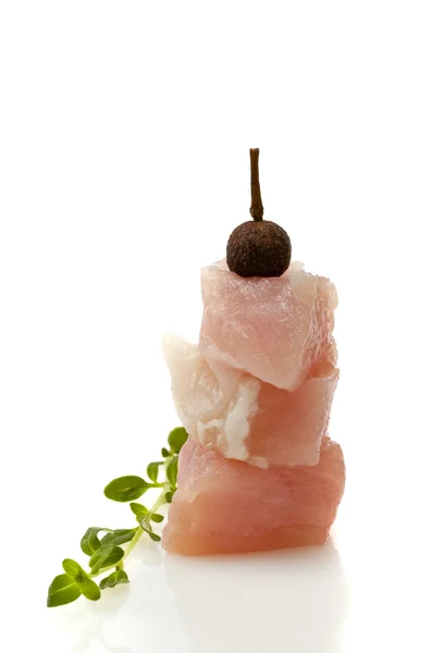 分離された豚の肉 — ストック写真
