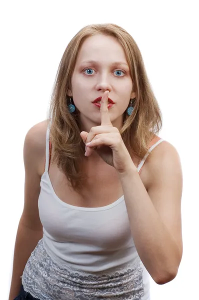 Be silent! — Stock Photo, Image
