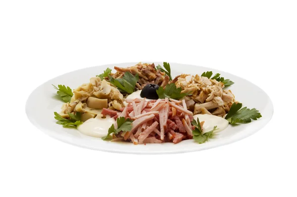 Meat dish on plate, restaurant menu series — Stock Photo, Image