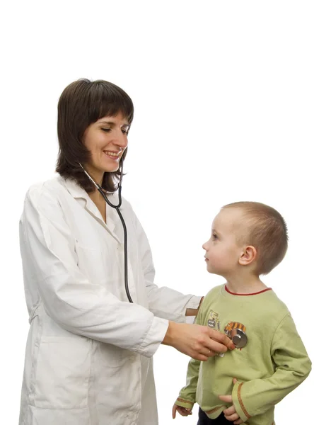 Doctor y niño —  Fotos de Stock