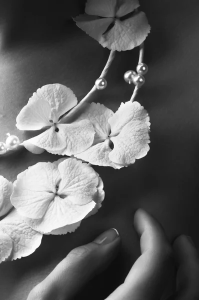 Naszyjnik kwiat naturalny — Zdjęcie stockowe