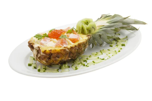 Menú del restaurante: plato de mariscos — Foto de Stock