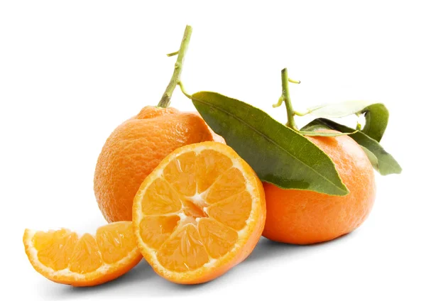Mandarinas aisladas — Foto de Stock