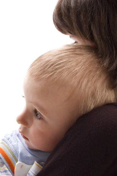 Bebé con retrato de mamá —  Fotos de Stock