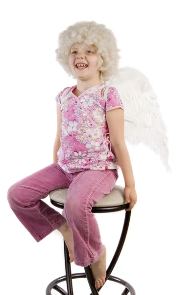 Κορίτσι με φτερά — Φωτογραφία Αρχείου